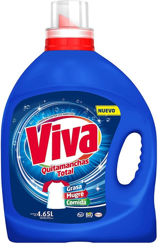 Detergente Líquido Viva Quitamanchas Total Regular 4.65 L