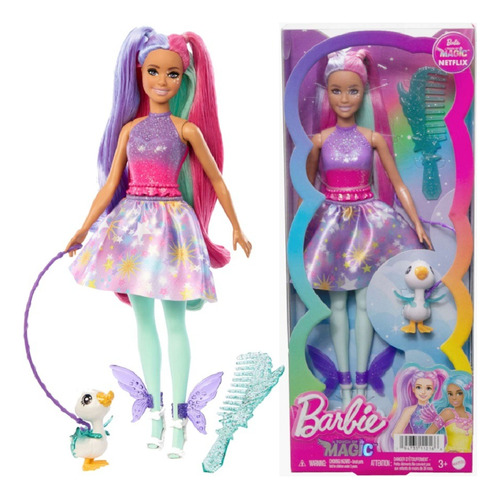Muñeca Barbie Y Patito Touch Of Magic 30cm     