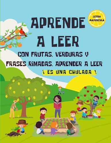 Aprende A Leer Con Frutas Y Vegetales (en Letra Mayuscula E