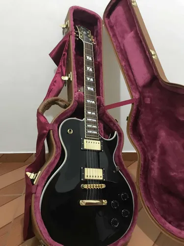 Guitarra Les Paul Sx Custom Gg1 Black Old | MercadoLivre