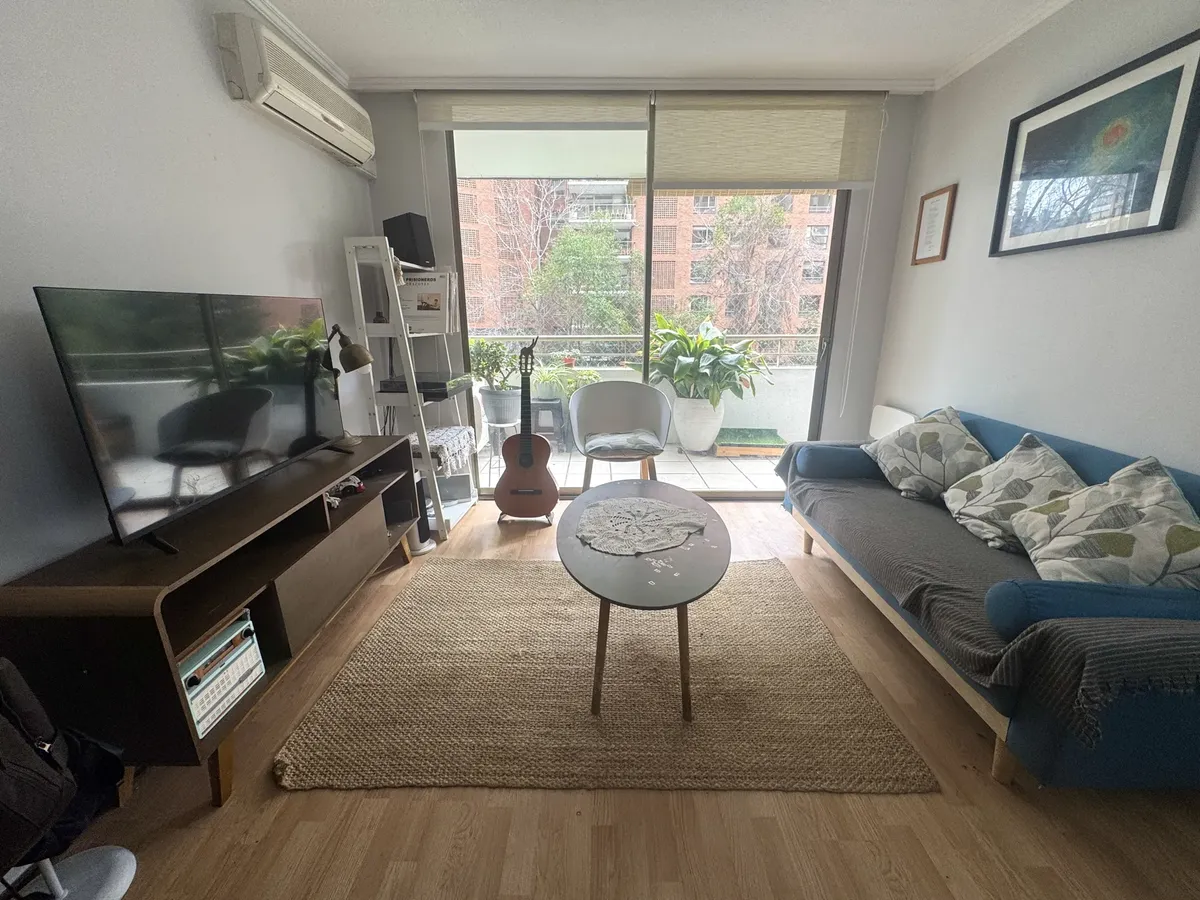 Imagen 4 de 19 de Excelente Departamento Lyon Metro Los Leones 1 Dormitorio