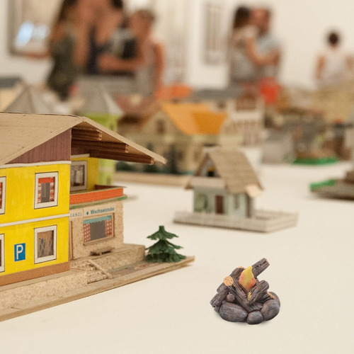 Safigle Hoguera En Miniatura Casa De Muñecas Hoguera De Hogu