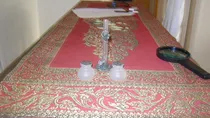 Comprar Antiguo Juego De Tocador Violetero Y Dos Perfumeros Cristal