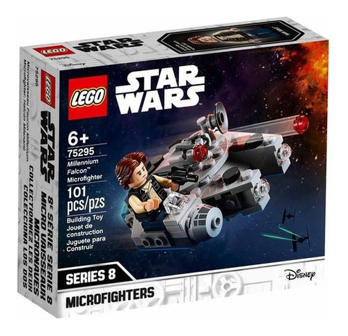 Imagen 1 de 5 de Lego Bloques Star Wars Microfighter Halcón Milenario 75295