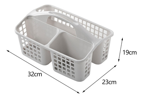 Ducha Portátil Cesta Suministros De Limpieza Compartimentos