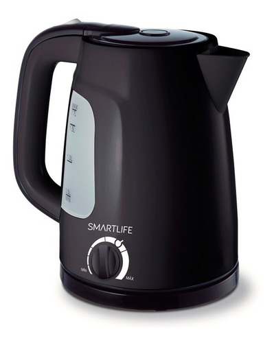 Pava Eléctrica Negra 1.7lts Corte Mate Smartlife