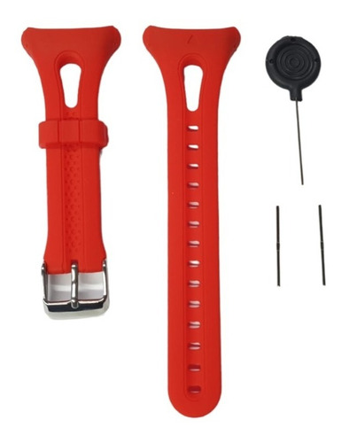 Reloj Malla Para Forerunner 10 15 Roja Chica Uso Intensivo