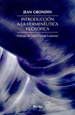Libro Introducción A La Hermenéutica Filosóficade Grondin, J