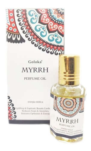 Óleo Perfumado Indiano Goloka Myrrh 10ml Full