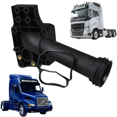 Tubo De Saída Da Bomba De Água Com Junta Volvo Fh Fm Nh