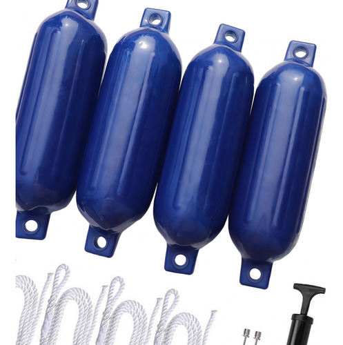 4 Uds. De Parachoques De Guardabarros Para Barcos, Azul