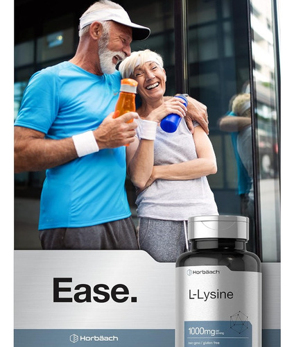 L-lisina 1000mg Aminoacido Inmunidad Reforzada 100 Americano Sabor Sin Sabor