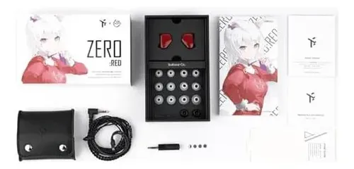 Truthear X Crinacle Zero: Iems Com Drivers Duais Vermelhos Rojo