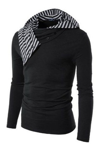 Polera Doublju Dak89 Negro-talle L