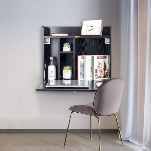 Yusing - Mesa De Pared Multifuncional Plegable Computad...