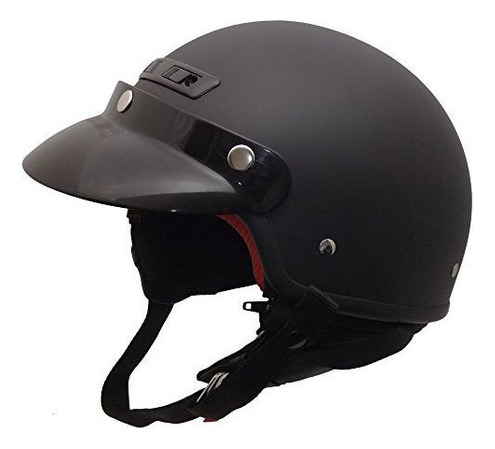 Core Helmets Deluxe Half Helmet Negro Plano Pequeo