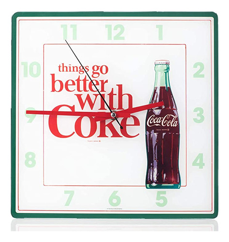 Mark Feldstein &amp; Associates Coca Cola - Reloj De Pared .