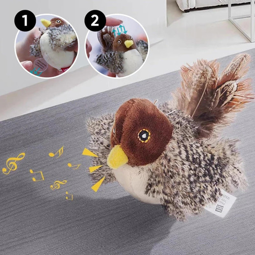 Juguetes Interactivos Para Gatos, Pájaro Aleteo, Juguete