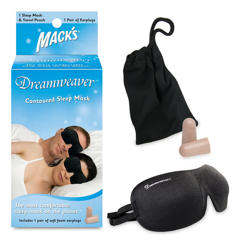 Macks Dreamweaver - Máscara Para Dormir Contorneada, Paque.