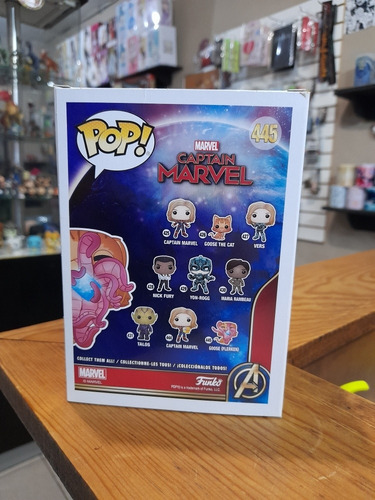 Funko Pop Goose (flerken) 445 Gitd Captain Marvel (Usado)
