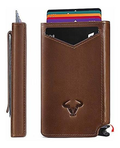 Mens Slim Wallet Card Holder,bigant Aluminium Money C7jza