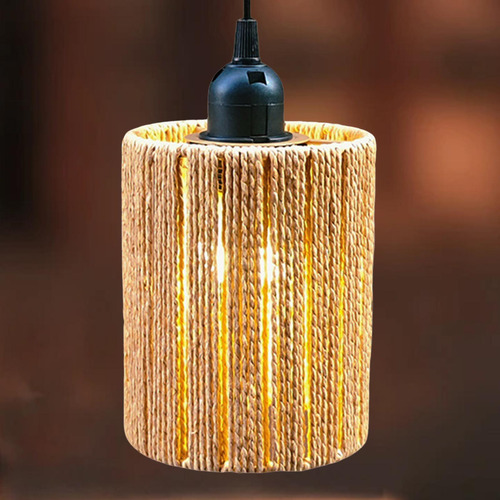 Paper Rope Lamps Scose Lámpara De Techo De Lámpara Tejida