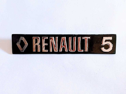 Emblema Letrero Renault 5 Clásico