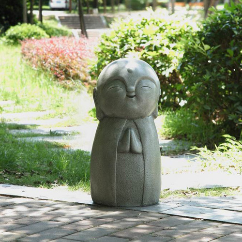 Hi-line Regalo Ltd Lucky Jardin Japon Jizo Rezando Estatua