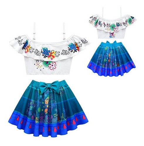 Conjunto Traje Baño Para Niña Desde Encanto Rodeando