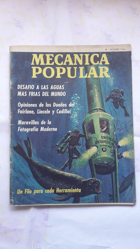 Revista Mecanica Popular Oct 1966 Fairlane Lincon Cadillac