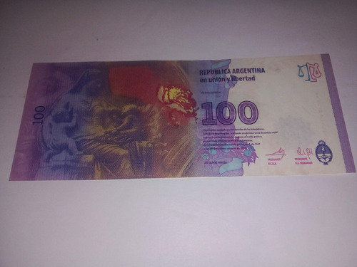 Billete De 100 $ Evita Serie A