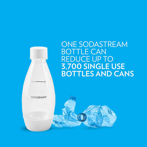 Botella Delgada Apta Para Lavavajillas De 0,5 L (blanco)