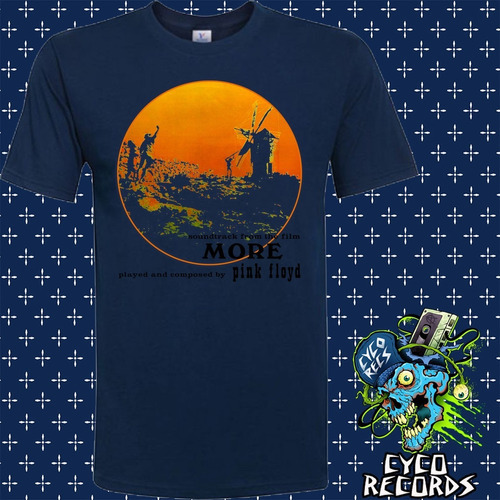 Imagen 2 de 3 de Pink Floyd - More - Azul - Rock - Polera- Cyco Records