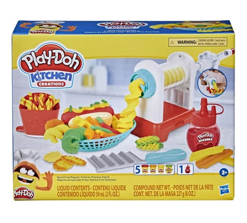 Masas Para Modelar Play Doh Set Papas Fritas; Que Regalo