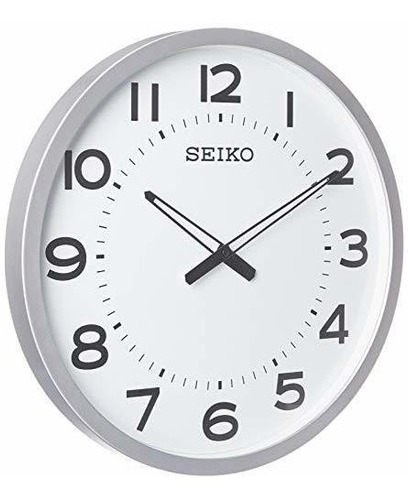 Reloj De Pared Seiko 20 Pulgadas, Plateado