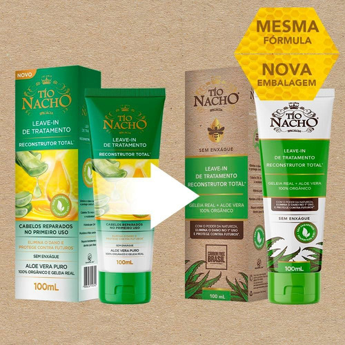 Tío Nacho Leave-in Reconstrutor Total Com 100ml