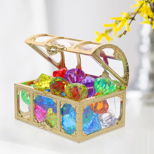 Juegos De Diamantes De Plástico Coloridos, Gemas Falsas