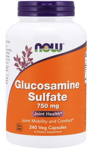 Now Sulfato Glucosamina 750 Mg - Unidad a $916
