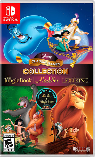 Disney Classic Games: Aladdin, Jungle Book and The Lion King - Nintendo Switch Fisico	