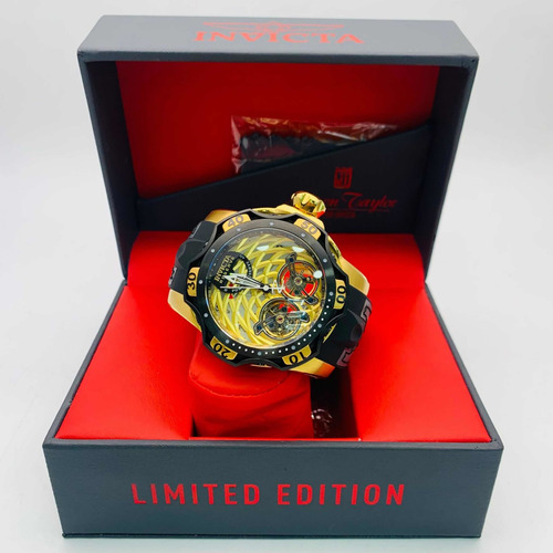 Invicta Limited Edition Jason Taylor Doble Maquinaria Automa