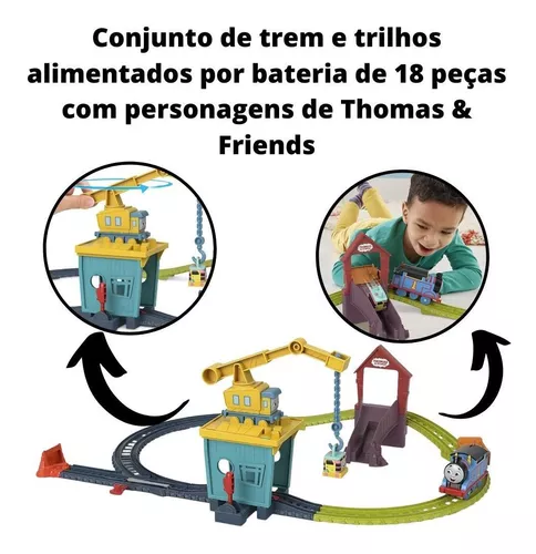 Thomas E Seus Amigos Conjunto Trem Carly E Sandy Motorizado