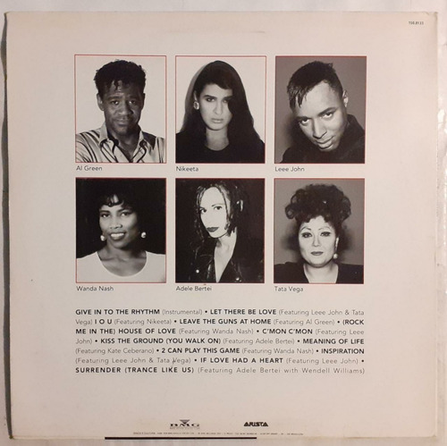 Lp Arthur Baker & The Backbeat Disciples- Give In To Rhythm (Usado)