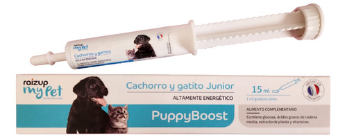 Raizup Puppyboost Jeringa 15ml Suplemento Para Perros/gatos