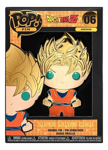 Funko Pop Pin 06 Super Saiyan Goku Dragon Ball Z Anime