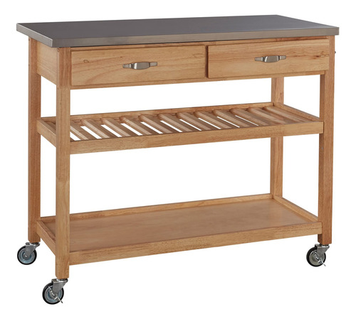 Home Styles Manhattan Carrito De Cocina, Madera Noble, Natu.