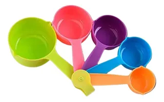 Tazas Medidoras Fondant Cocina Reposteria 5pz Nutricion