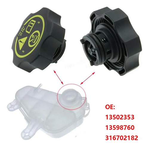 Tapon Anticongelante Sonic Cruze Spark Beat Trax#13502353 Gm