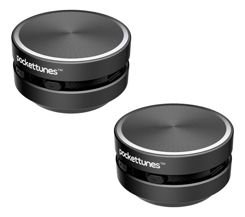Pockettunes Altavoces Bluetooth Instantaneo (negro)