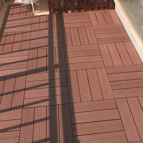 Imagen 4 de 7 de Baldosas Pvc Wpc Deck Encastrable Simil Madera Exterior