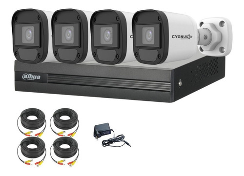 Kit 4 Camaras Seguridad Full Color Exterior Dvr 4 Canal P2p